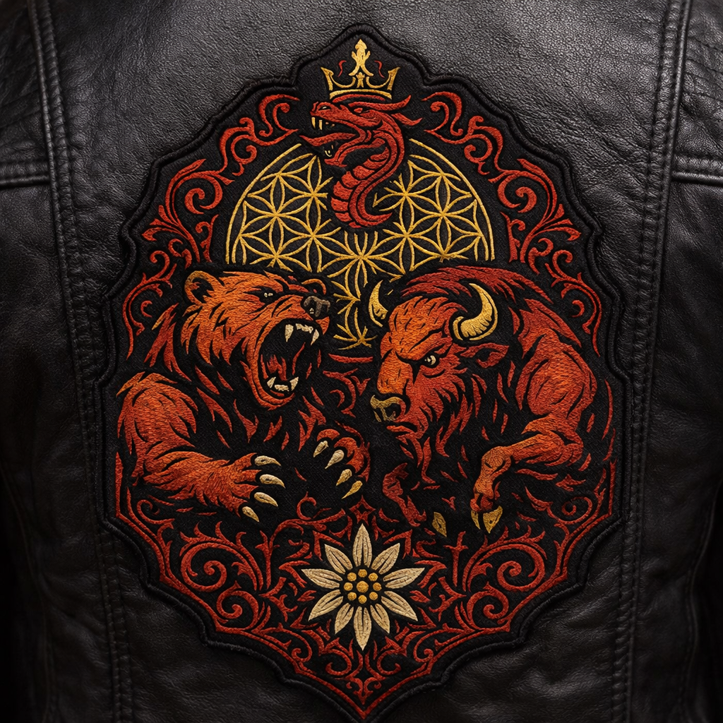 Patch Coroana de Foc – Ursul, Bizonul și Șarpele - v12